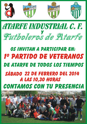 La historia del fútbol atarfeño se reune el día 22.