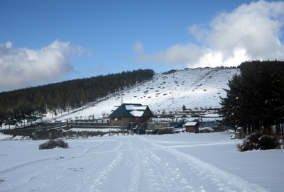 Panorámica de las instalaciones del Puerto de la Ragua