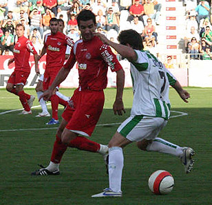 Rubén Torrecilla en el encuentro ante el Córdoba (MINUTO90.COM)