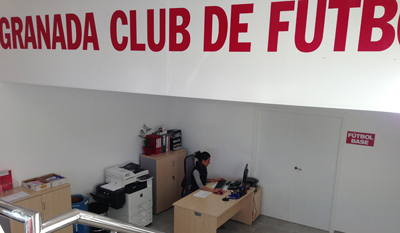 Nuevas oficinas del club nazarí (GRANADA CF)