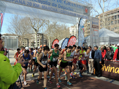 Momento de salida de la prueba celebrada en Granada (GRJ)