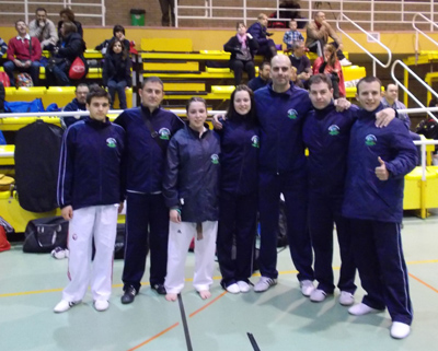 Equipo granadino que participó en el Open Fuente Alamo 