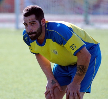 Miguel Jiménez durante un partido (ROMERO)