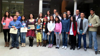 Galardonados en la entrega de premios del taekwondo granadino 