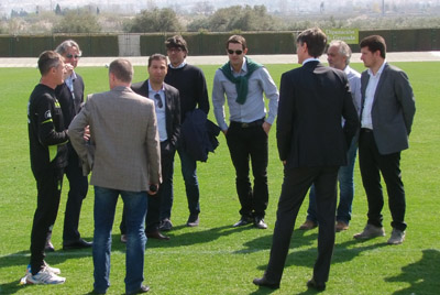 Alcaraz y Cordero dialogan con los emisarios italianos (GRJ)