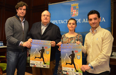 Paquillo en la presentación de los 10 kilómetros de Gádor 