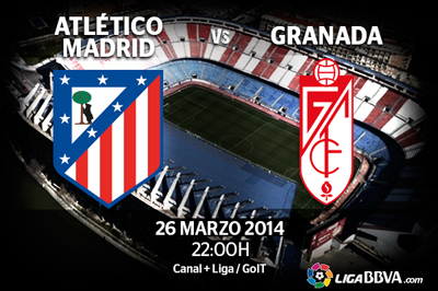 Sigue en directo el encuentro At. Madrid - Granada CF