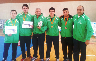 Equipo de lucha sambo de Maracena 