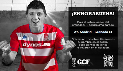 Dynos patrocinará la camiseta rojiblanca en la visita al Vicente Calderón