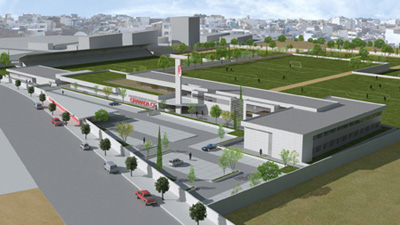 Aspecto de la futura Ciudad Deportiva del Granada (GRJ)