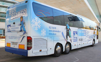 El bus blanco ha tenido una gran acogida 