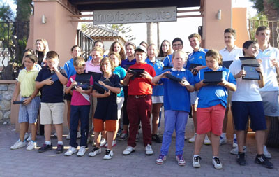 Jugadores premiados en Los Moriscos 
