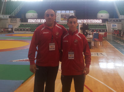 José Caamaño junto a Ramiro Sampedro 