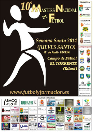 Cartel del Masters de fútbol 