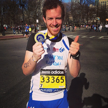 Rafa Vega volvió a vivir la maratón de Boston 