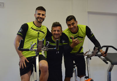 Los lesionados han trabajado en el gimnasio (GRANADA CF) 