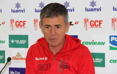 Alcaraz durante la rueda de prensa previa a medirse al Rayo 