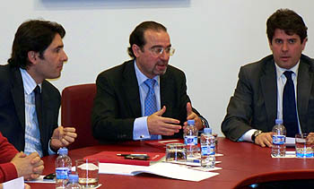 Ignacio Cuerva junto a Javier Jiménez y Gerardo Cuerva (GRJ)