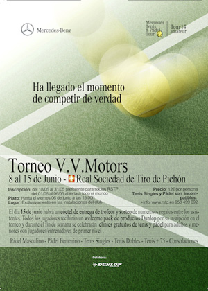 Cartel del prestigioso torneo 