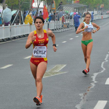 María Pérez mejoró su mejor marca personal 