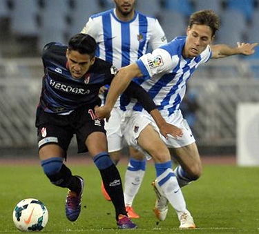 Recio puede perderse el choque contra la UD Almería 