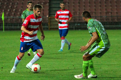 Titi marcó el segundo tanto ante el Lucena
