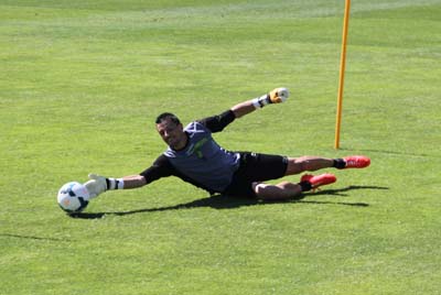 Roberto no podrá jugar el primer partido 