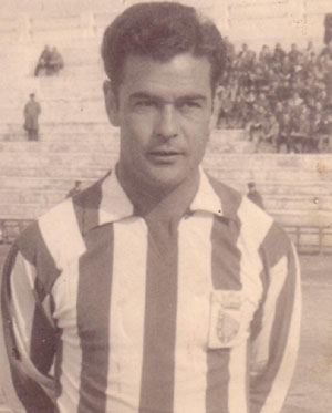 Emilio Baena durante su etapa como futbolista 