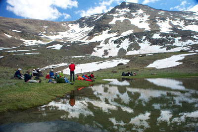 La jornada de senderismo deparó grandes paisajes 