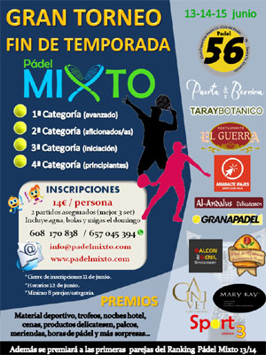 Cartel del torneo de cierre de temporada 
