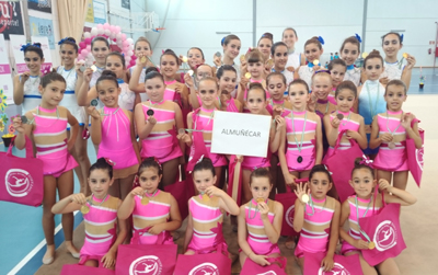 Gimnastas sexitanas en Cártama 