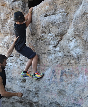 El inicio a la escalada ha sido una de las actividades estrella 