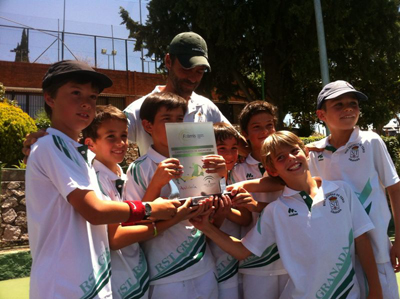 Integrantes del equipo granadino vencedor 