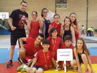 Equipo de Maracena benjamín y alevín 
