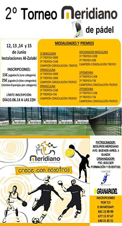 Nuevo torneo de pádel 