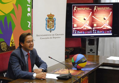 Presentación del campeonato de gimnasia rítmica 