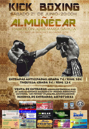 Almuñécar vivirá el espectáculo del Kick Boxing