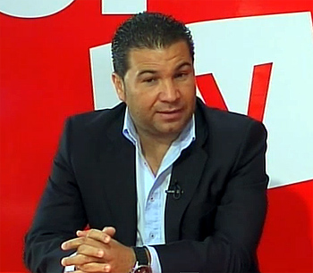 Cordero en un momento de la entrevista en GCFTV (GRJ)