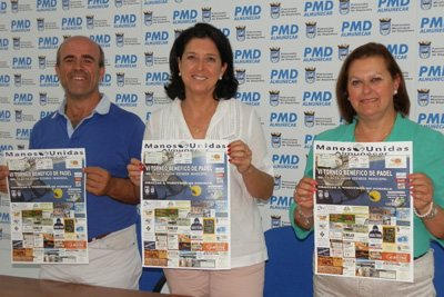 Presentación del torneo solidario de pádel 