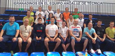 Representantes granadinos en el equipo andaluz de técnica 