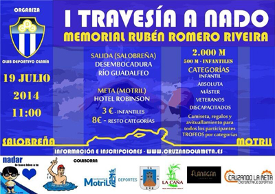 Cartel de la Travesía a nado 