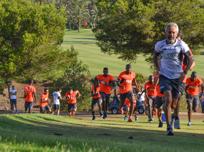 José Alfonso Morcillo dirige el trabajo físico (GRANADA CF)
