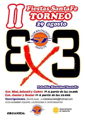 El baloncesto 3x3 se da cita en Santa Fe 