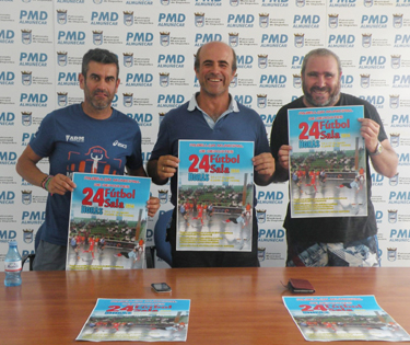 Presentación de las 24 horas de fútbol sala 