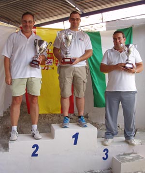 Primeros clasificados en categoría sénior 