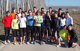 Marchadores que representarán a Andalucía en el Campeonato de España 