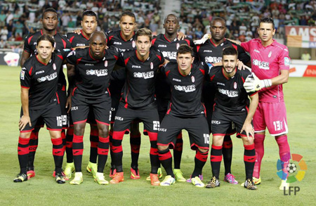 Once inicial del Granada CF en el campo del Elche CF (LFP.ES)