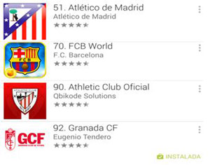 La app del Granada se encuentra entre las más descargadas (GRANADA CF)