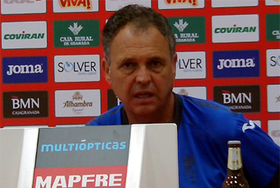 Joaquín Caparros durante la rueda de prensa (GRJ)