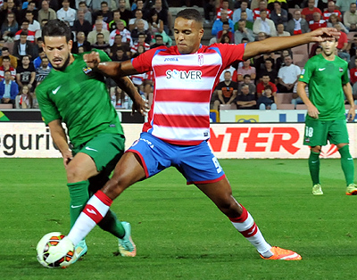 El Arabi reapareció tras su lesión ante la UD Levante (J. M. BALDOMERO)